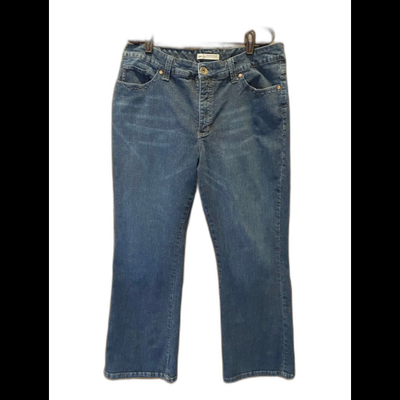 Lee Denim Jeans Slender Secret Womens Plus Size 18 Short Western Rodeo Pants - Picture 2 of 12